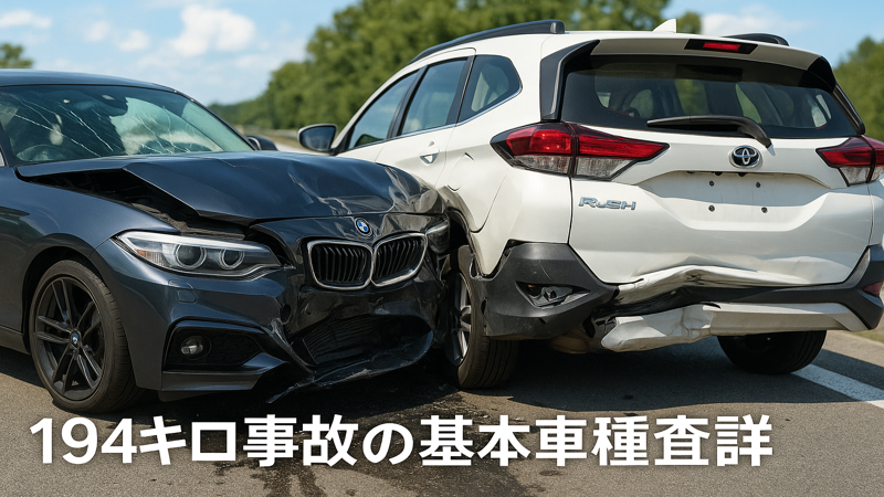 1. 194キロ事故の概要と車種詳細