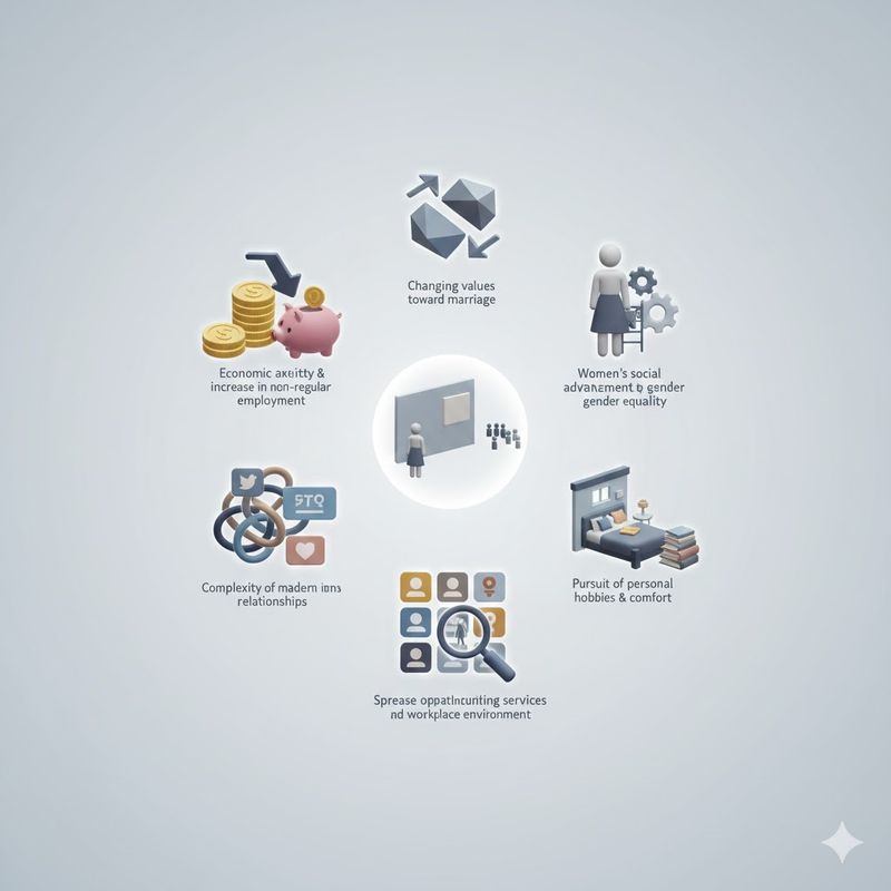 2.独身男性が増えすぎた7つの理由