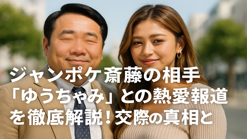 ジャンポケ斎藤の相手「ゆうちゃみ」との熱愛報道を徹底解説!交際の真相と二人の関係性
