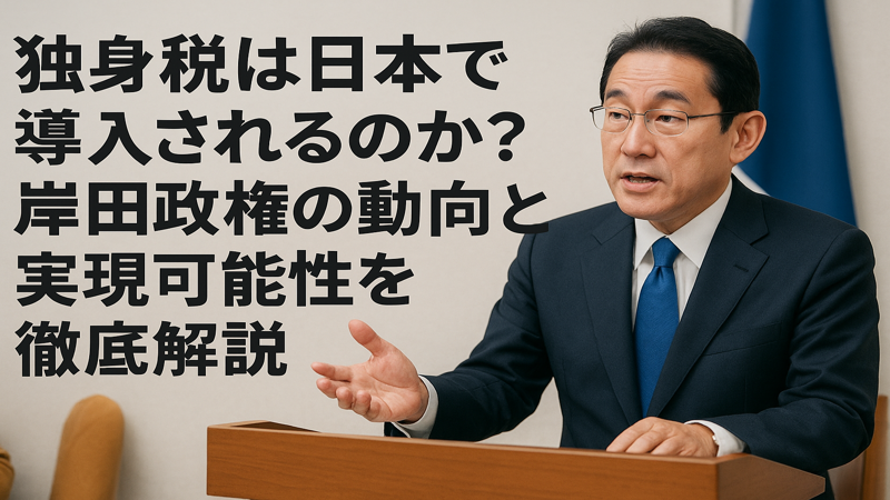 独身税は日本で導入されるのか？岸田政権の動向と実現可能性を徹底解説