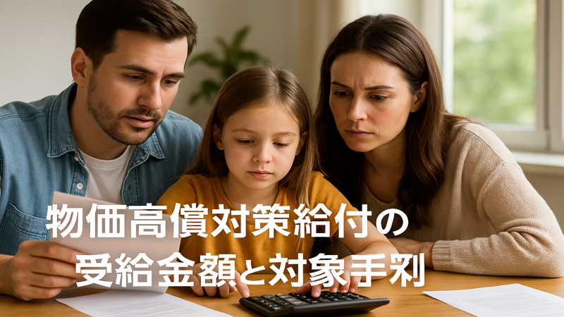 2. 物価高騰対策給付金の受給条件と対象世帯