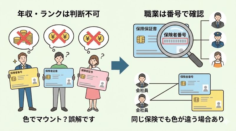 3.保険証の色と職業・年収の関係を徹底解説