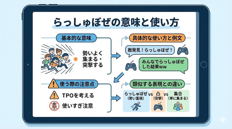 2.らっしゅぼぜの意味と使い方