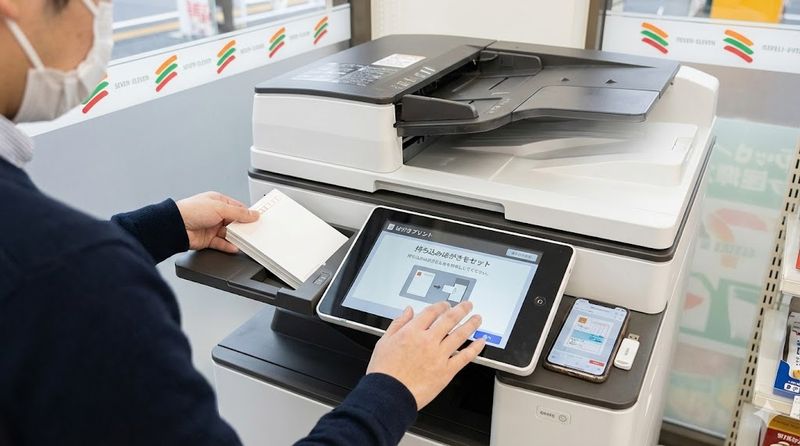 3.セブンイレブンで年賀状を持ち込み印刷する手順