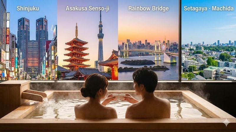 2.エリア別・都内のカップル向け貸切風呂おすすめスポット