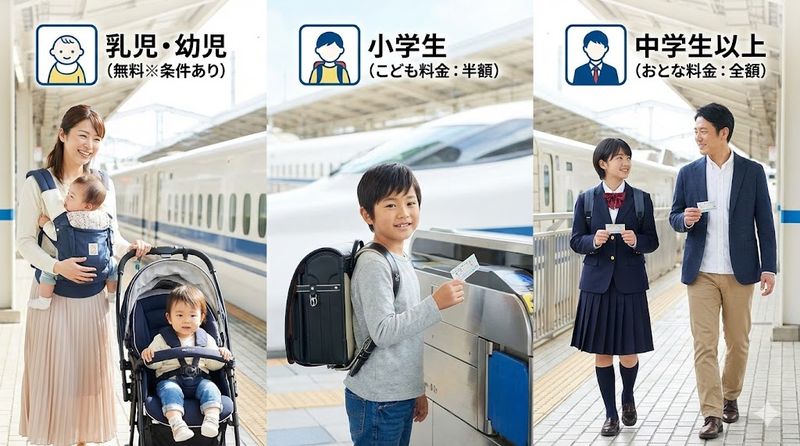 2.年齢別の新幹線料金区分